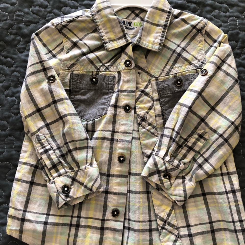 Plaid Button Down 2t